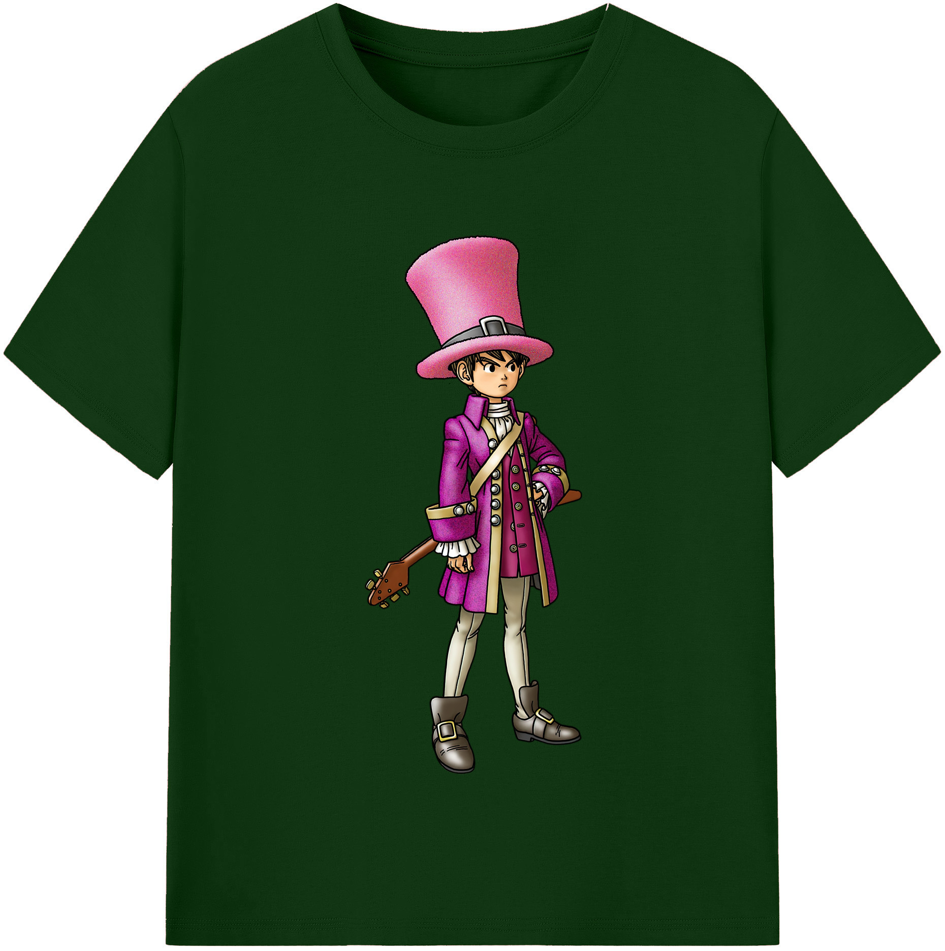 （画像用） ドラゴンクエスト Doragon Kuesuto Dragon Quest 綿100％半袖Tシャツ（フロントプリント）